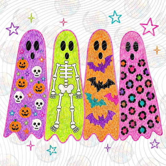 HLW 2421 - PASTEL GHOST PATTERN