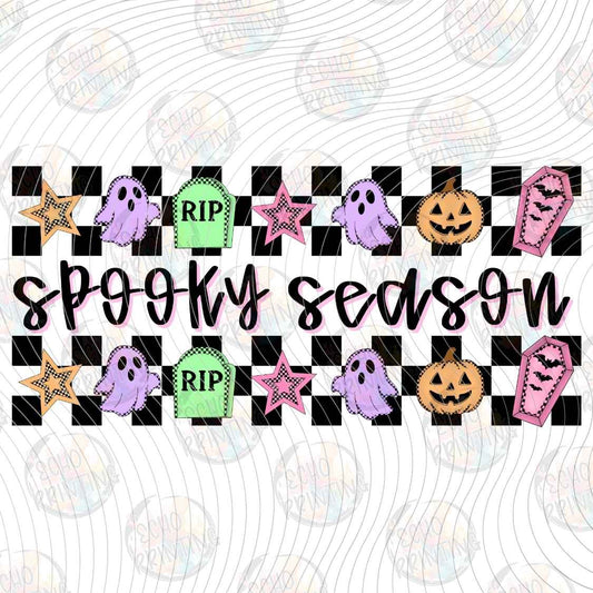 HLW 2502 - SPOOKY SEASON CHECKERBOARD