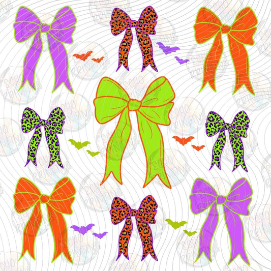 HLW 2523 - HALLOWEEN BOWS PATTERN