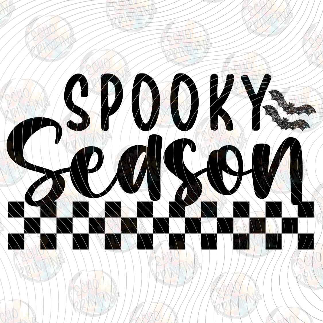 HLW 2534 - SPOOKY SEASON CHECKERBOARD