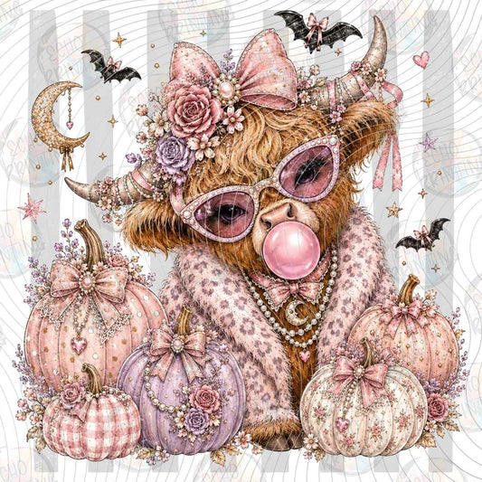 HLW 2545 - HIGHLAND COW PUMPKINS