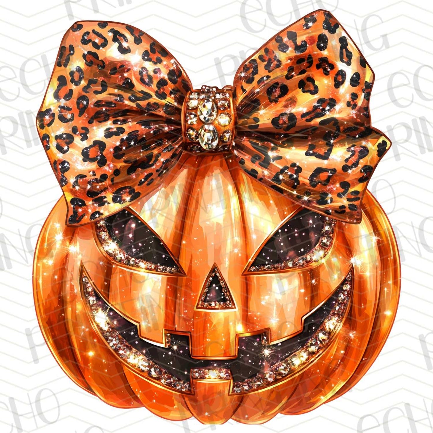 HLW 326 – LEOPARD BOW PUMPKIN
