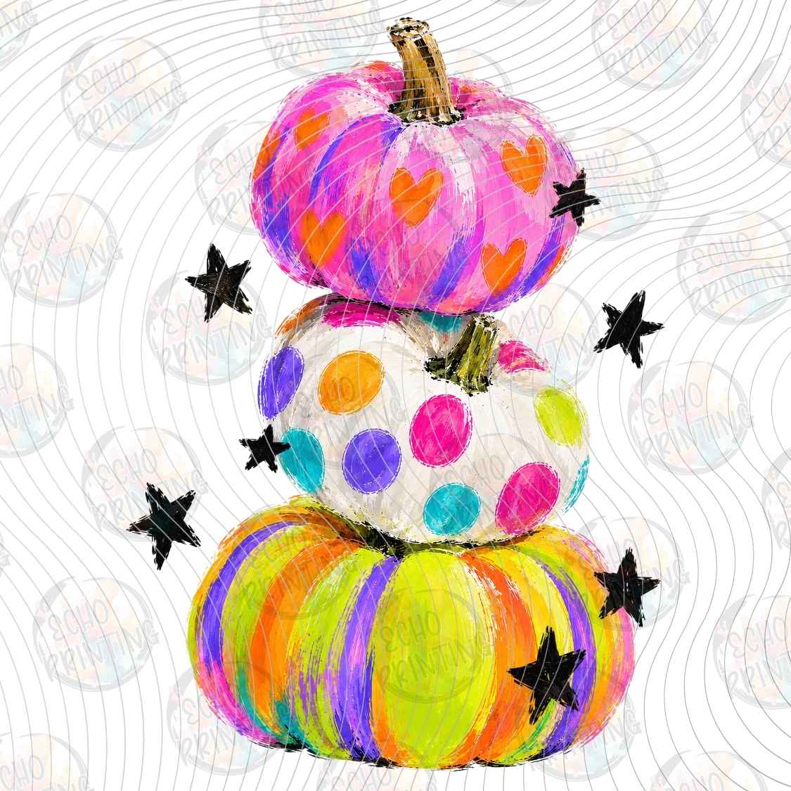 HLW 3313 - PASTEL PUMPKIN STACK