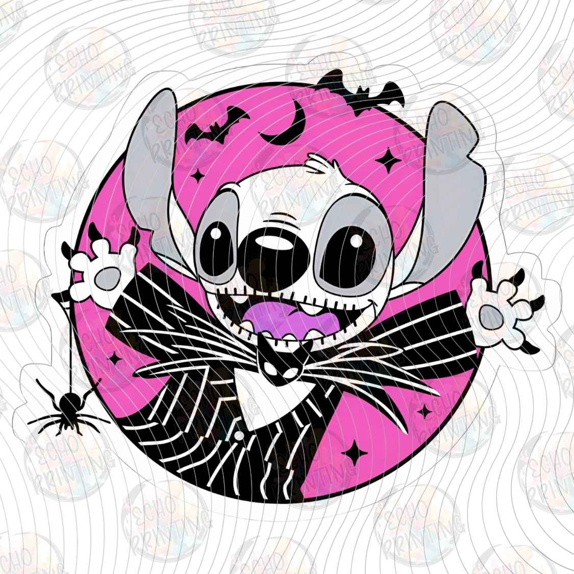 HLW 3376 - SKELETON MONSTER PINK