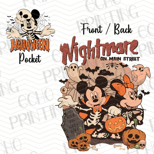 HLW 350 – NIGHTMARE ON MAIN STREET | POCKET & BACK SOLD SEPERATELY