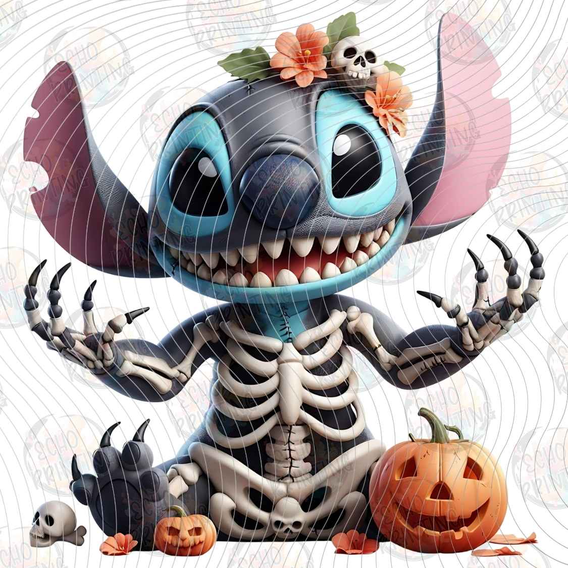 HLW 3500 - SKELETON MONSTER HALLOWEEN