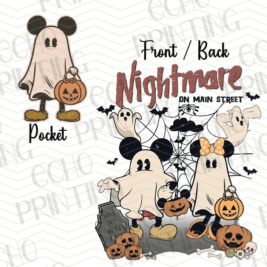 HLW 351 – NIGHTMARE ON MAIN STREET | POCKET & BACK SOLD SEPERATELY