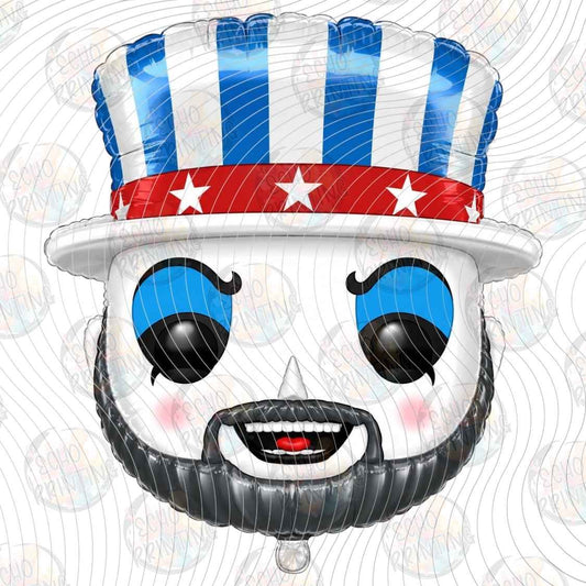 HLW 3927 - PATRIOTIC HORROR POP ART