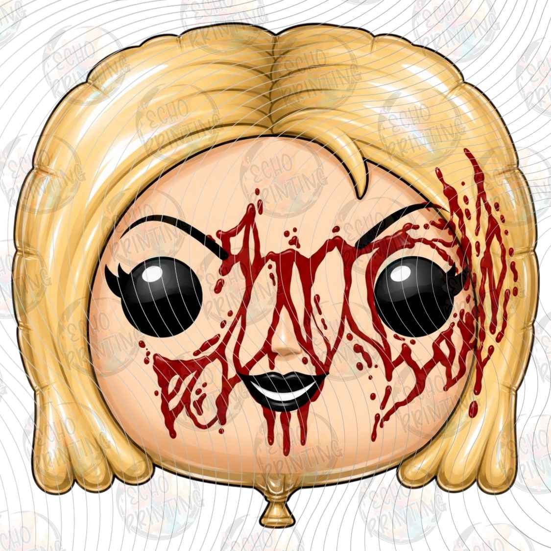 HLW 3931 - CREEPY DOLL POP ART