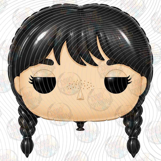 HLW 3936 - DARK BRAIDED GIRL