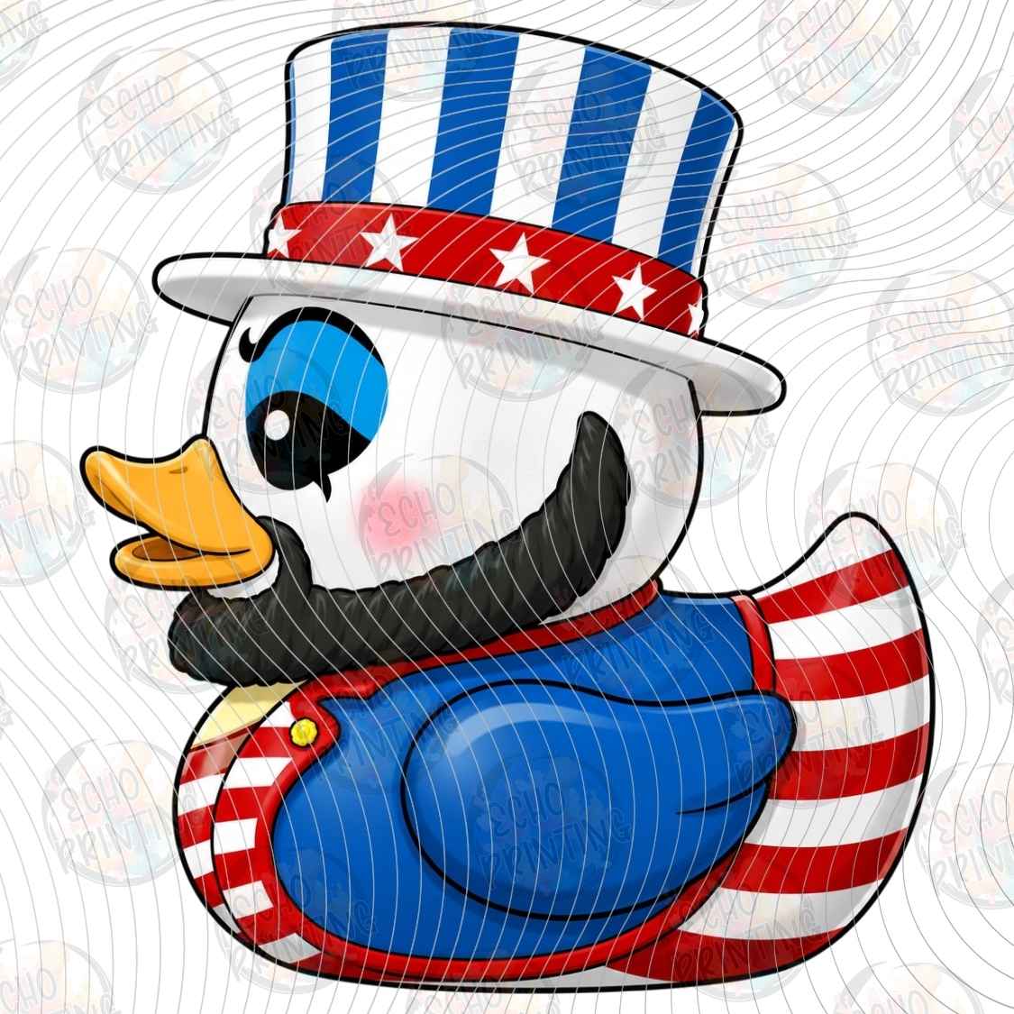 HLW 3951 - PATRIOTIC CLOWN DUCK