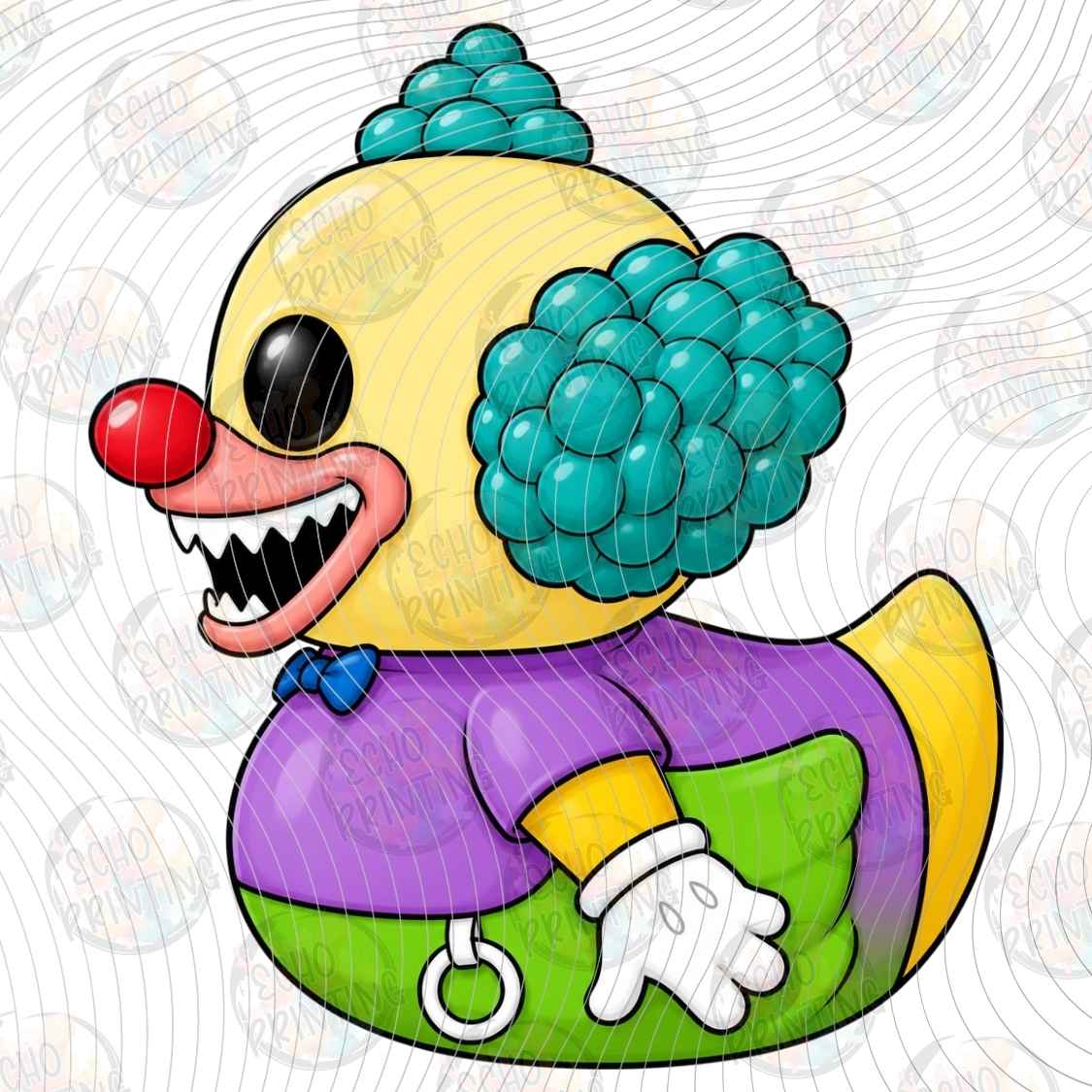HLW 3958 - EVIL CLOWN DUCK