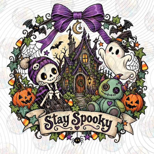 HLW 3960 - STAY SPOOKY WREATH