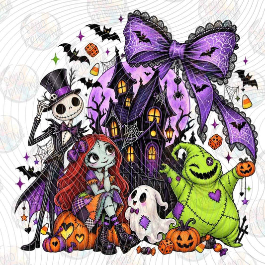 HLW 3973 - SPOOKY WREATH COLLAGE