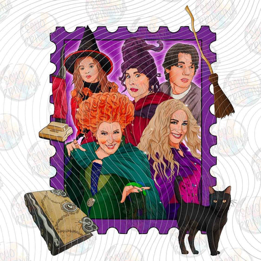 HLW 3985 - WITCH SISTERS COLLAGE