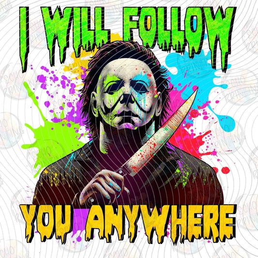HLW 3988 - FOLLOW ME HORROR ART