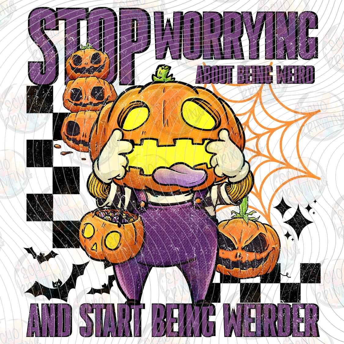 HLW 3993 - STAY WEIRD PUMPKIN