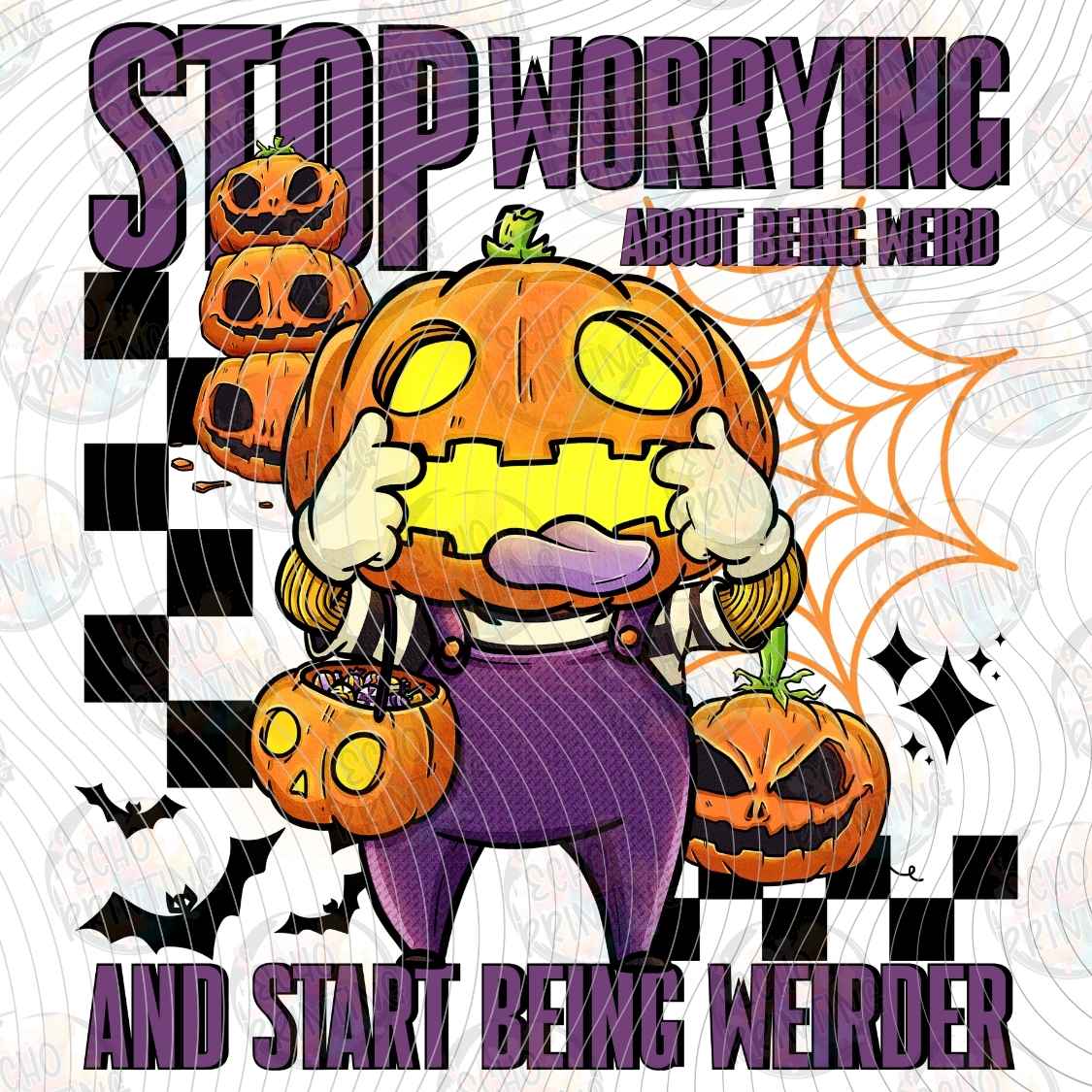 HLW 3994 - STAY WEIRD PUMPKIN