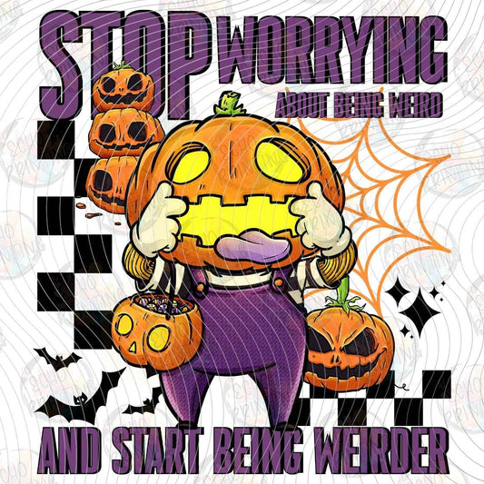 HLW 3994 - STAY WEIRD PUMPKIN
