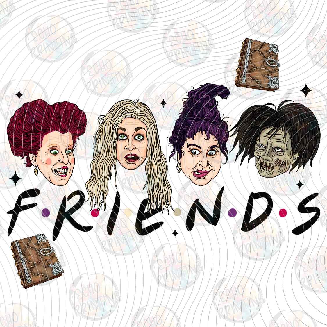 HLW 4018 - SPOOKY FRIENDS COLLAGE