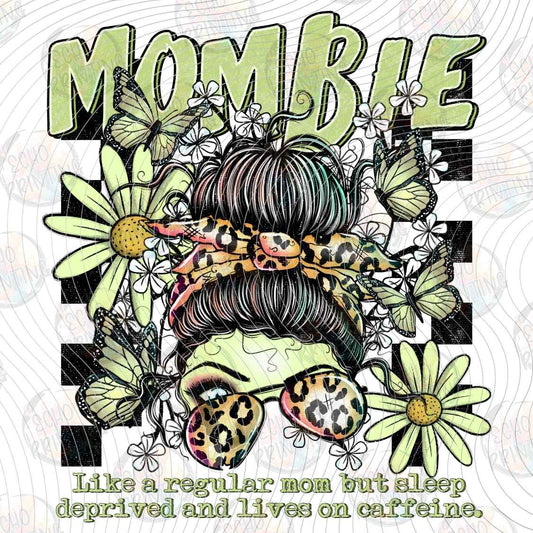 HLW 4022 - MOMBIE FLORAL SKULL