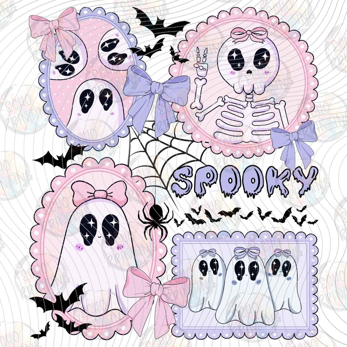 HLW 4061 - CUTE GHOST FRIENDS