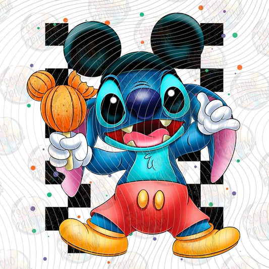 HLW 4077 - BLUE MONSTER HALLOWEEN