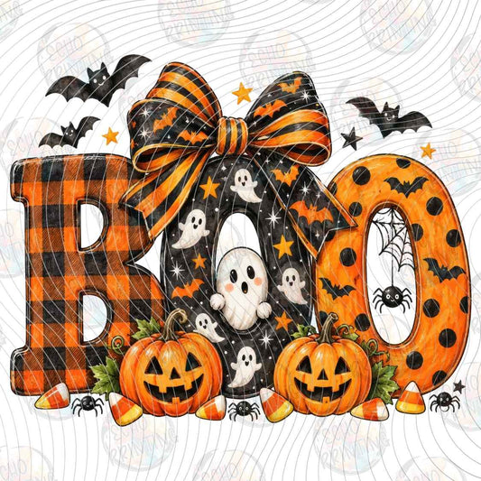 HLW 4083 - BOO HALLOWEEN LETTERING