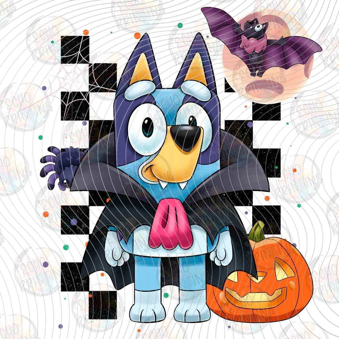 HLW 4130 - BLUE PUP HALLOWEEN