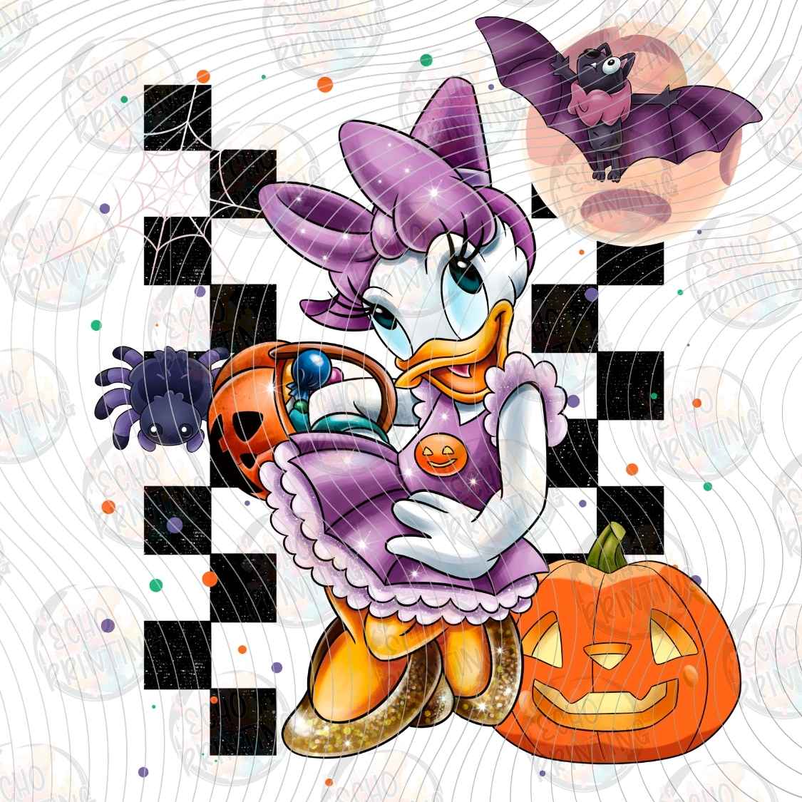 HLW 4140 - PURPLE DUCK HALLOWEEN
