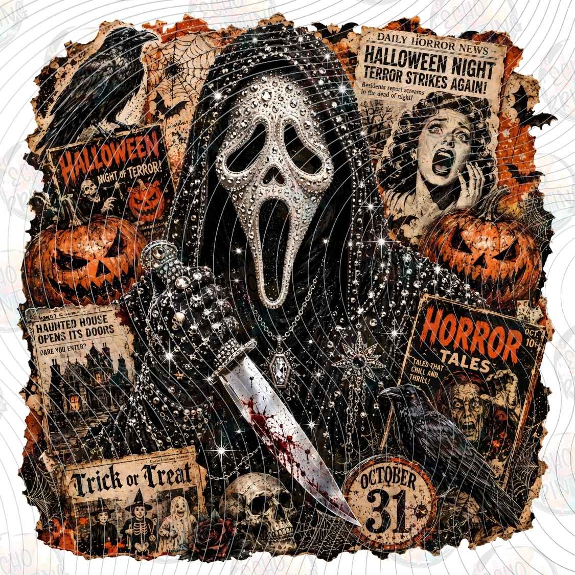 HLW 4193 - HORROR COLLAGE