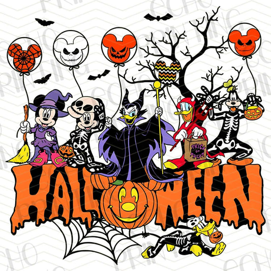 HLW 42 - CLASSIC CARTOON HALLOWEEN GANG