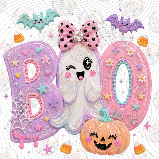 HLW 4207 - BOO GHOST LETTERING