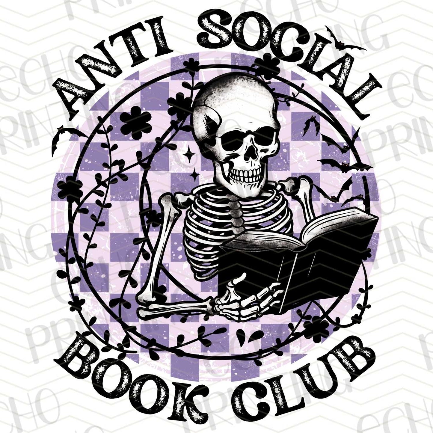 HLW 48 - ANTI SOCIAL BOOK CLUB SKELETON