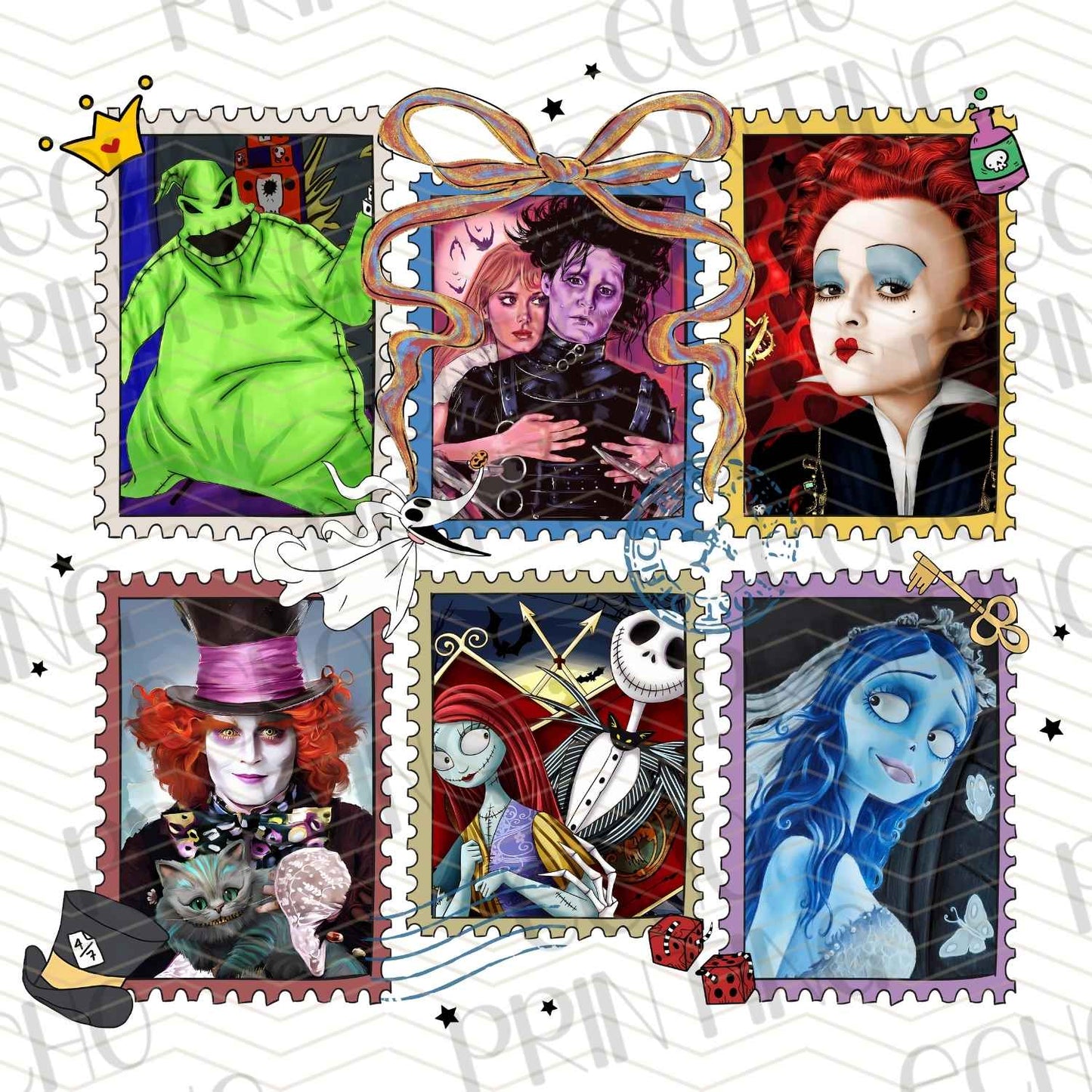 HLW 536 – VILLAINS STAMP COLLECTION