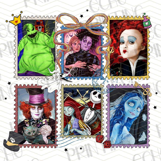 HLW 536 – VILLAINS STAMP COLLECTION