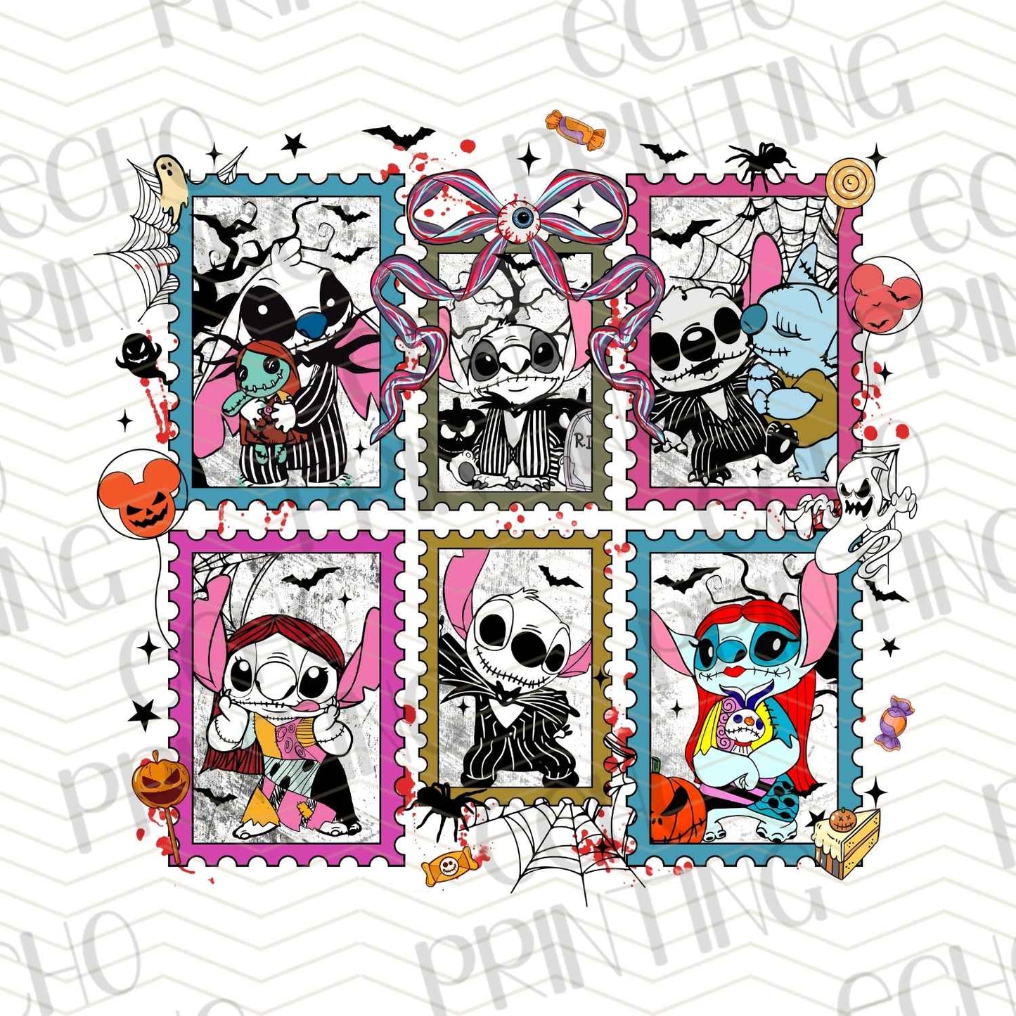 HLW 548 – CREEPY CUTIE STAMPS