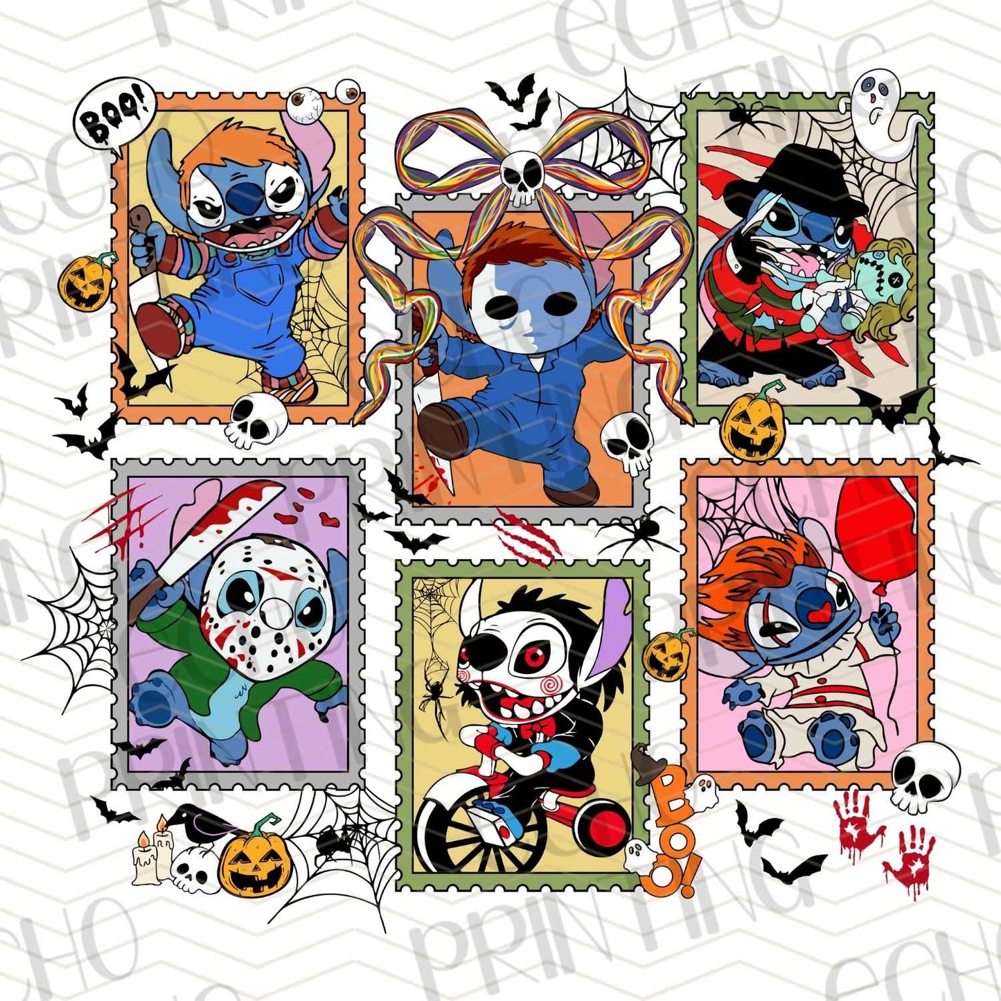 HLW 549 – SPOOKY PATCHWORK CHARACTERS