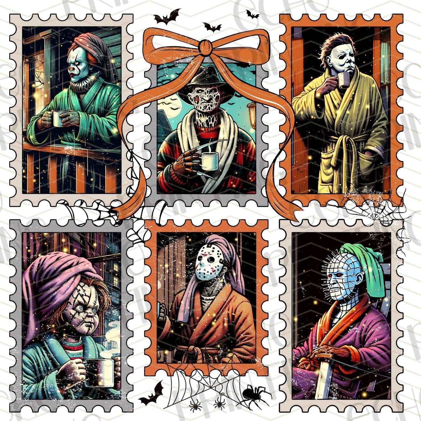 HLW 600 – HALLOWEEN STAMP SHEET