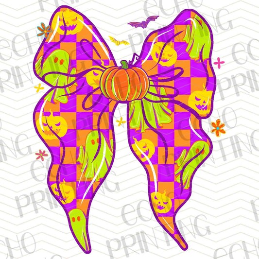 HLW 617 – BRIGHT HALLOWEEN BOW