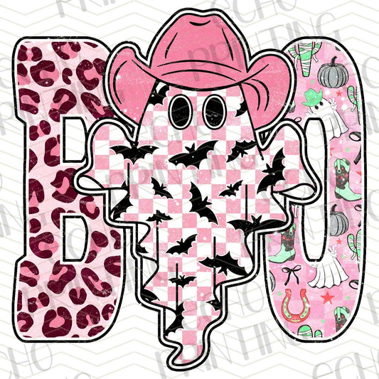 HLW 627 – COWGIRL PINK BOW & BOOTS