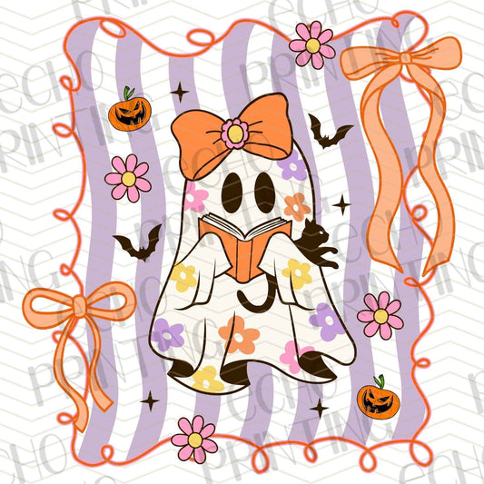 HLW 694 – GHOST WITH ORANGE BOW