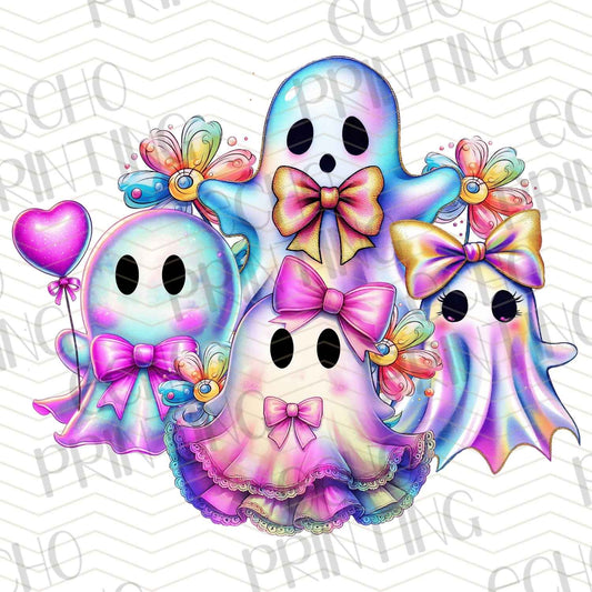 HLW 702 – CUTE GHOST FAMILY WITH BOWS