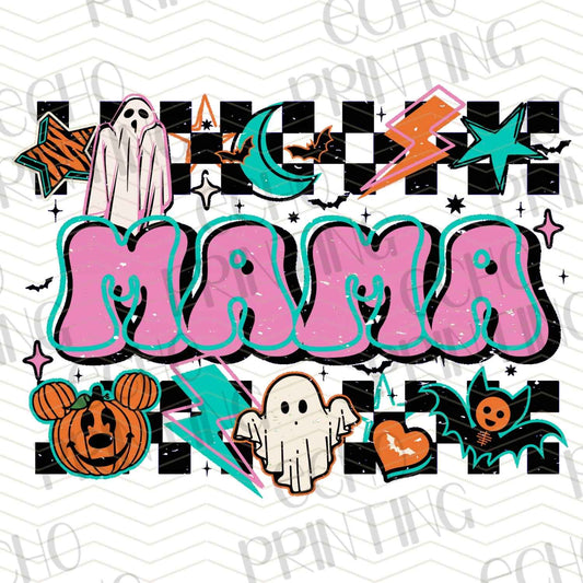 HLW 706 – MAMA GHOSTS CHECKERED
