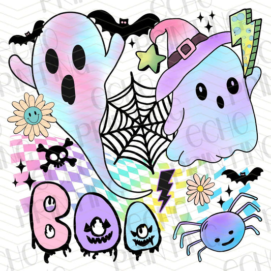 HLW 71 - CUTE PASTEL GHOST BOO