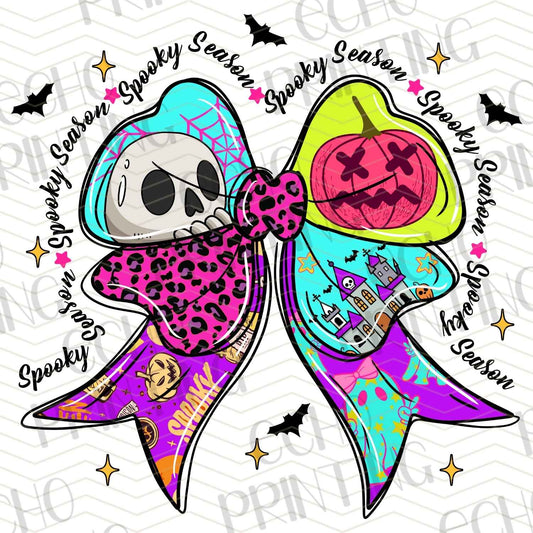 HLW 717 – HALLOWEEN BOW WITH SKULL