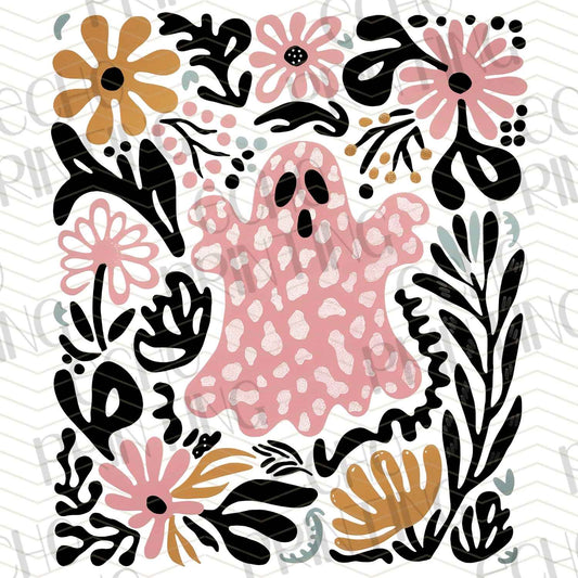 HLW 746 – PINK FLORAL HALLOWEEN SCENE