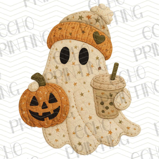 HLW 761 – GHOST WITH COFFEE AND PUMPKIN