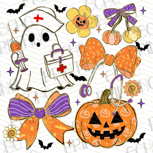 HLW 765 – HALLOWEEN ICONS WITH JACK-O-LANTERNS