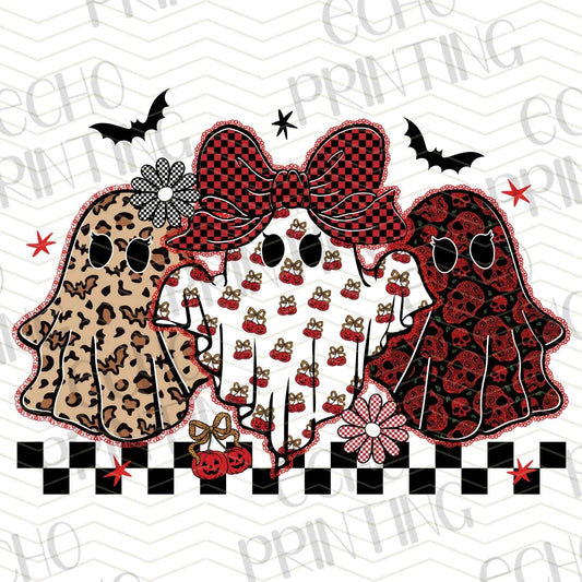 HLW 778 – THREE LEOPARD PRINT GHOSTS
